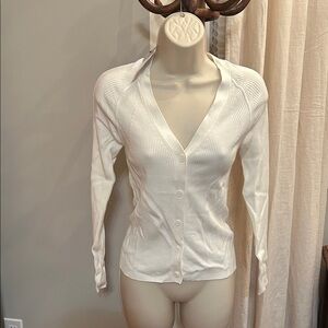 Primark Women's Ivory Button-Down Cardigan